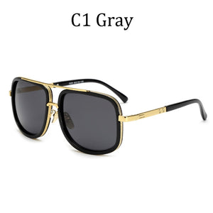 NEW luxury Avengers Tony Stark Style for women Sunglasses Men Square Brand Design Sun Glasses Oculos Retro male iron Man