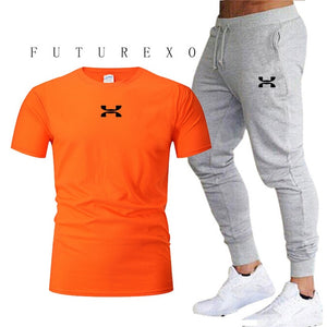 Pants Men Sweatpants+men running t-shirts men sets jogging Sportswear men Pants Gym Fitness Sportswear Tracksuit Training Pants
