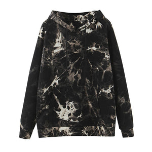 Wixra femmes sweat-shirts à colorant Femme nouvelle mode sweats à capuche chauds poche à manches longues automne hiver haut décontracté