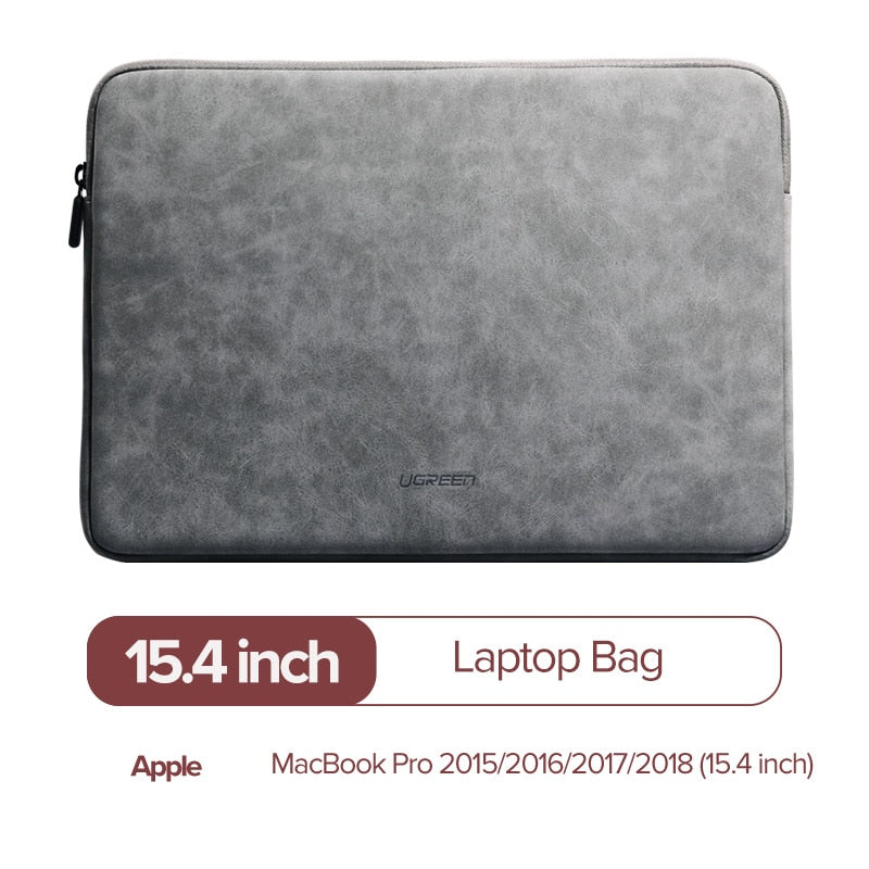 Ugreen Laptop Bag Leather Notebook Bag Case Cover For Macbook Air Macbook Pro 13 Case Laptop Funda iPad Pro Air Sleeve Case