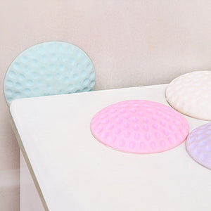 1PC tampon en caoutchouc souple coussinets de porte muet protéger le mur auto-adhésif porte bouchon tactile antichoc porte garde-boue autocollants 4 couleurs