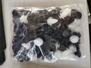 6 Size 100pcs Auto Fastener Clip Mixed Car Body Push Retainer Pin Rivet Bumper Door Trim Panel Retainer Fastener Kit