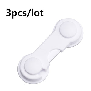 QWZ Child Safety Cabinet Lock Baby Proof Security Protector Drawer Door Cabinet Lock Plastic Protection Kids Safety Door Lock