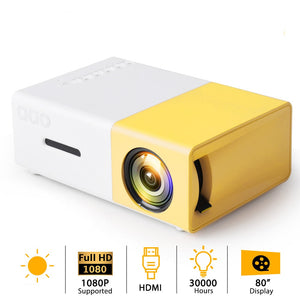 AAO YG300 Mini projecteur LED HDMI USB 3D Pico projecteur Audio YG310 lecteur multimédia à domicile LCD vidéo Proyector YG300 livraison directe