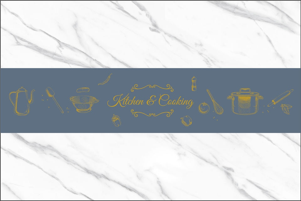 Kitchen Stickers Oil-proof Waterproof Vinyl Self-Adhesive Stove Cabinet Foil Marble Wallpaper DIY Bathroom Wall Sticker Decor