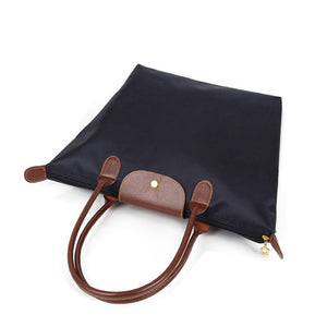 New Nylon Beach Tote Bag Fashion Womens Handbag Tote Oxford Shoulder Bags Female Waterproof Dumplings Folding Shopping Bag 2020