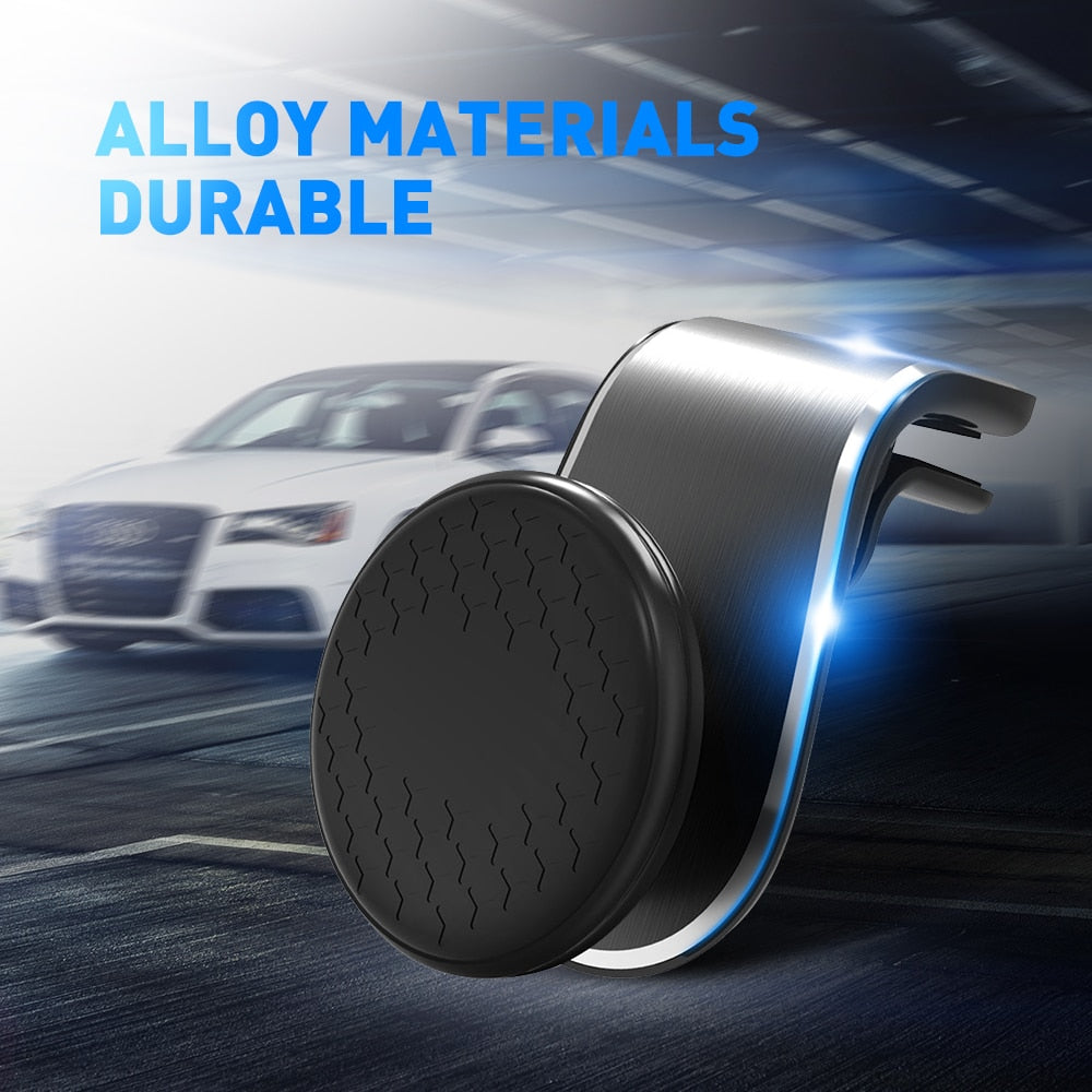 For Audi BMW Magnetic Phone Holder For iPhone XS Max Xiaomi Smartphones Metal Magnetic Car Phone Holder Bracket Mount Accessorie