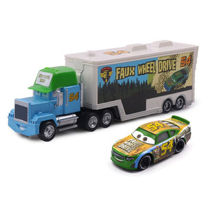 Disney Pixar Cars 2 3 Toys Lightning McQueen Jackson Storm Mack Uncle Truck 1:55 Diecast Model Car Toy Children Christmas Gift