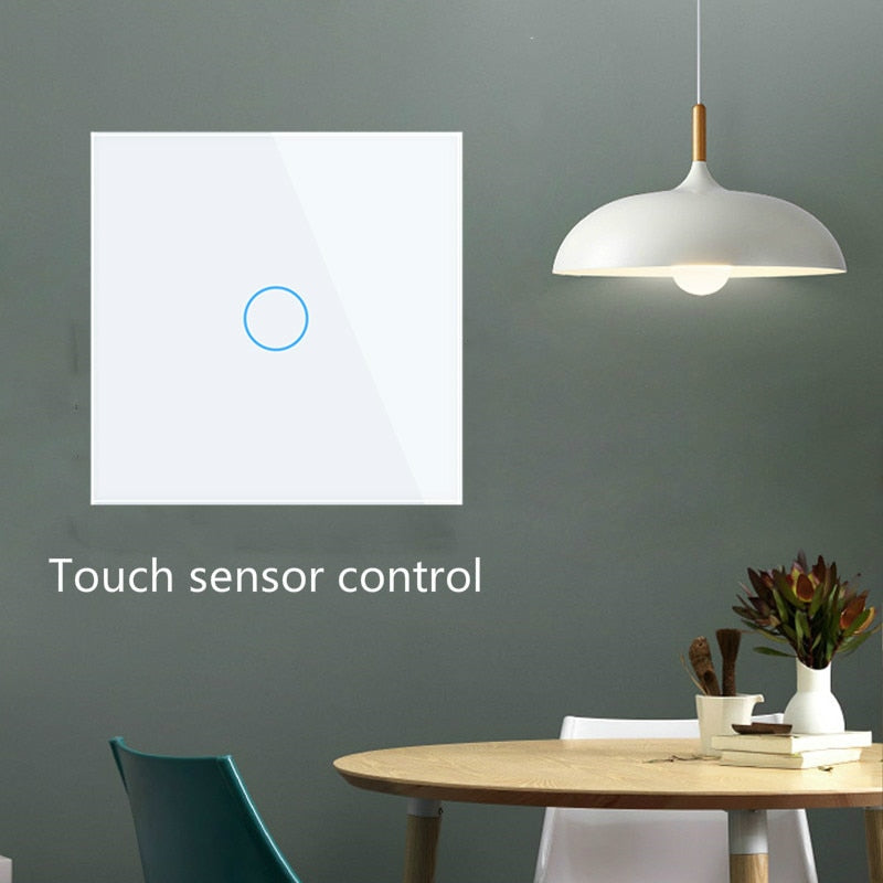 LIVOLO - Interrupteur tactile commutateur de lumière avec affichage LED, 1 Gang, 1 voie