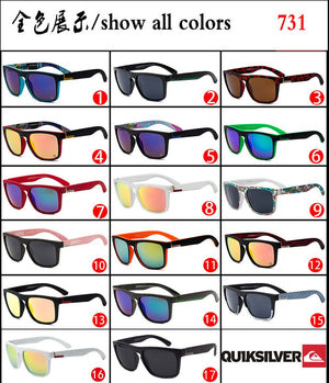 QS731 Classic Square Sunglasses Men Women Sports Outdoor Beach Fishing Sun Glasses UV400