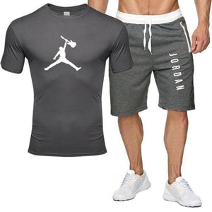 2piece set men outfits jordan 23 t-shirt shorts summer short set tracksuit men sport suit jogging sweatsuit basketball jersey
