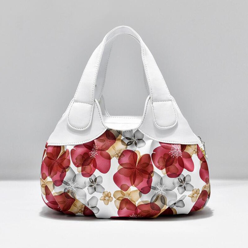Luxury Flower Design Top-handle Ladies Handbag Women Shoulder Bags PU Leather Messenger Purse Bag Female Tote sac a main