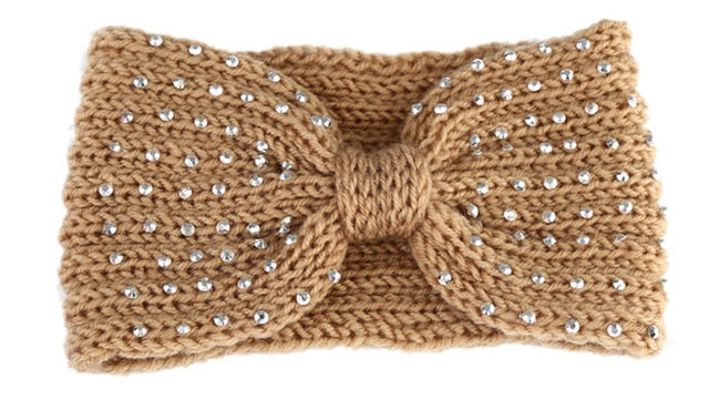New Knitted Knot Cross Headband for Women Autumn Winter Girls Hair Accessories Headwear Elastic Hair Band Hair Accessories