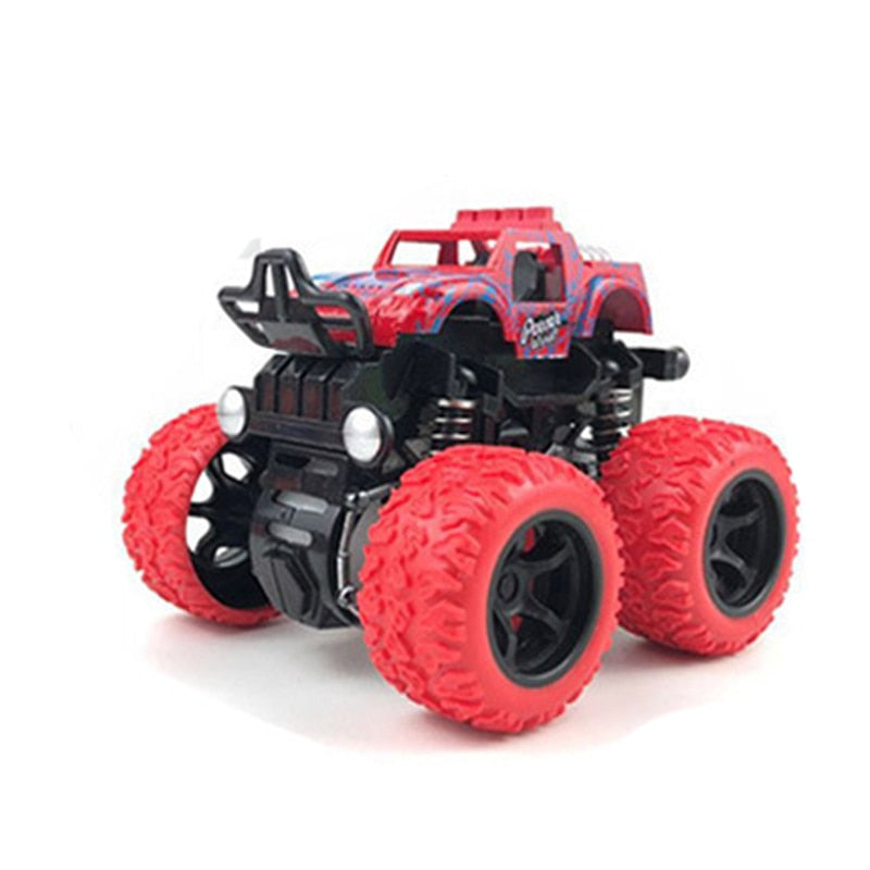 Mini inertiel tout-terrain véhicule Pullback enfants jouet voiture en plastique Friction cascadeur voiture Juguetes Carro enfants jouets pour garçons