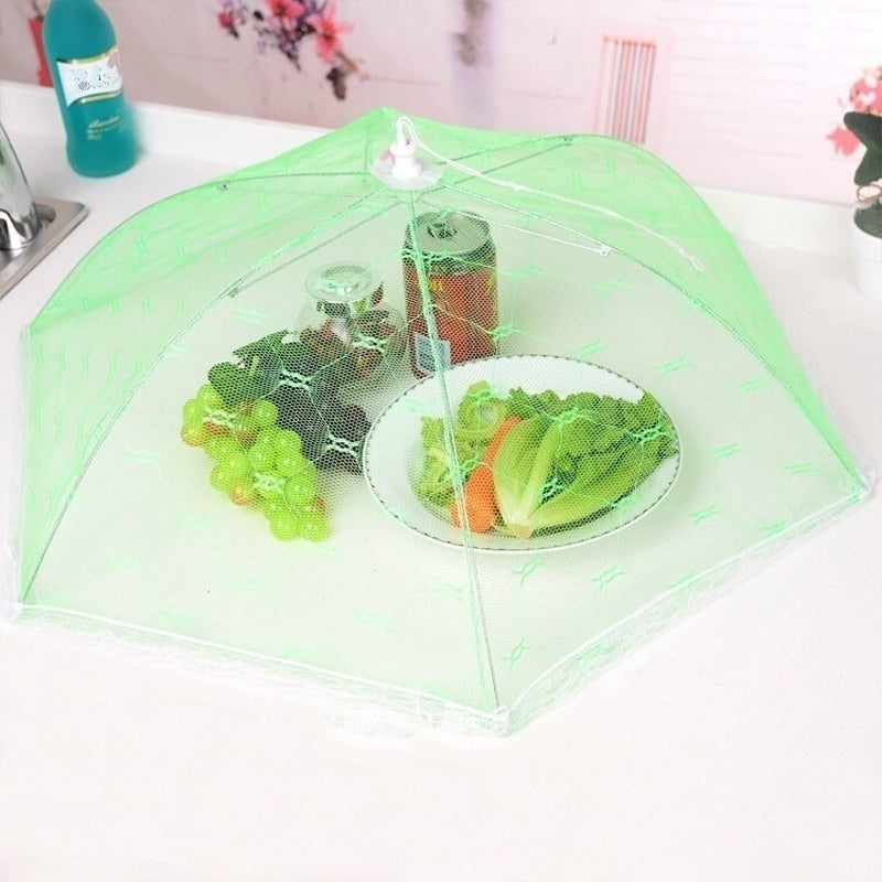 Couverture de nourriture Style parapluie | Anti-mouche moustique de repas, couverture de Table en dentelle utilisation à domicile, couverture de nourriture, Gadgets de cuisine, outils de cuisine
