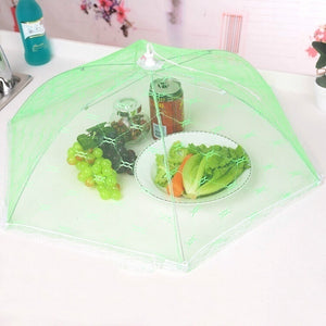 Couverture de nourriture Style parapluie | Anti-mouche moustique de repas, couverture de Table en dentelle utilisation à domicile, couverture de nourriture, Gadgets de cuisine, outils de cuisine