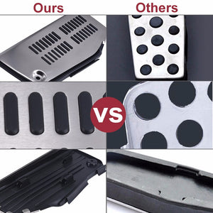 SPEEDWOW Stainless Steel Car Pad Foot Rest LHD Pedal For VW Polo Golf 4 Bora Beetle RSi GTI R32 For Audi A3 SEAT Leon 1M Toledo