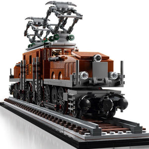 1271pcs Crocodiled Locomotived Train Model Building Blocks Bricks Toy Fit Technic 21005 21006 16055 10277 Toys For Children Gift
