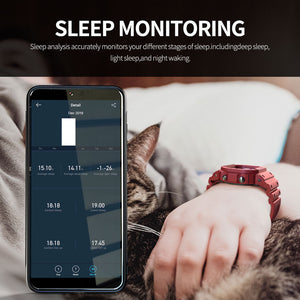 LOKMAT océan montre intelligente hommes Fitness Tracker pression artérielle Message pousser moniteur de fréquence cardiaque horloge Smartwatch femmes pour Android