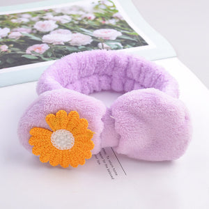 Wash Face Bow Hairbands For Women Girls