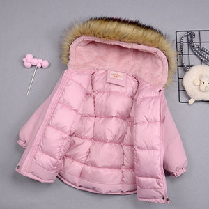 Fille veste le nouveau 2020 enfants chaud enfant en bas âge enfants hiver fille coton rembourré vêtements bébé épaissi coton rembourré manteau