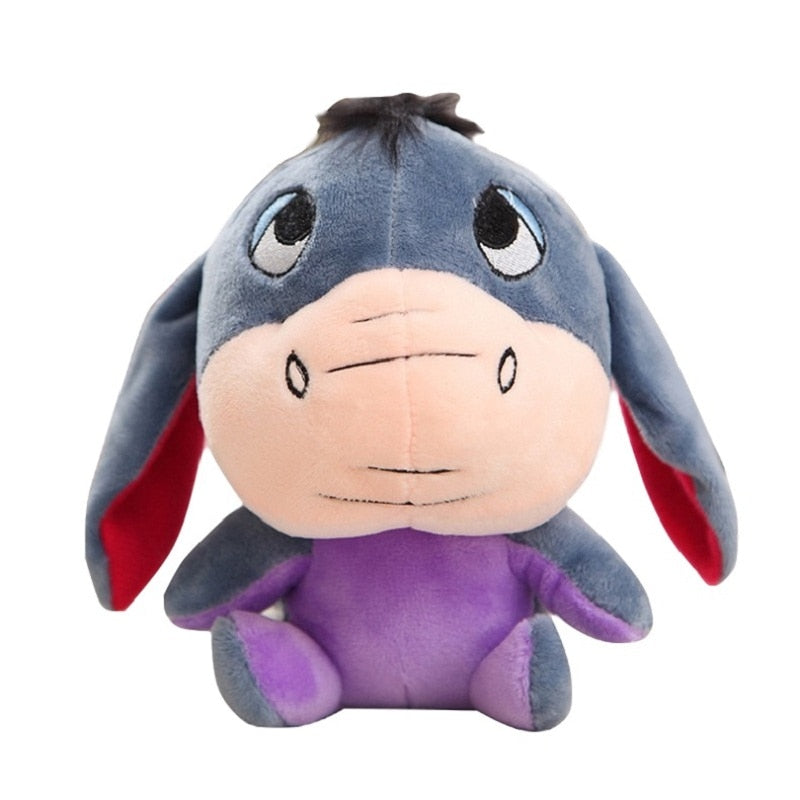 Disney 12-18cm Winnie the Pooh Bear Anime Cute Cartoon Plush Dolls Toys Keychain Pendant Kids Birthday Gift