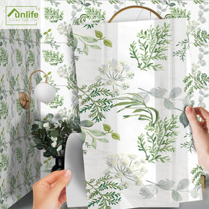 Funlife[R] NOUVELLE MAISON[TM] 30x60cm Black and White Marble Waterproof PVC Tile Sticker For Kitchen Bathroom Floor Sticker