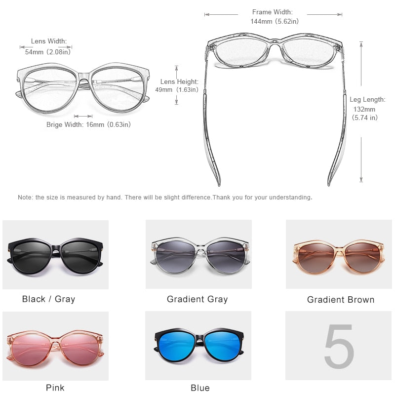 KINGSEVEN 2020 Polarized Women's Sunglasses Gradient Lens Luxury Sun glasses Brand Lentes de sol Mujer