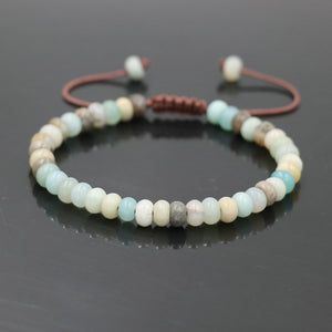 Trendy Abacus Beads Bracelet Men Indian Onyx Stone Women Bracelet Lucky Chakra Friendship Couples Bracelet Female Jewelry Gift