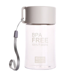 Portable Water Bottle Bpa Free Plastic Juice Water Cup Kids Adults Sport Camping Travel Water Bottles 150 ML Botellas Para Agua