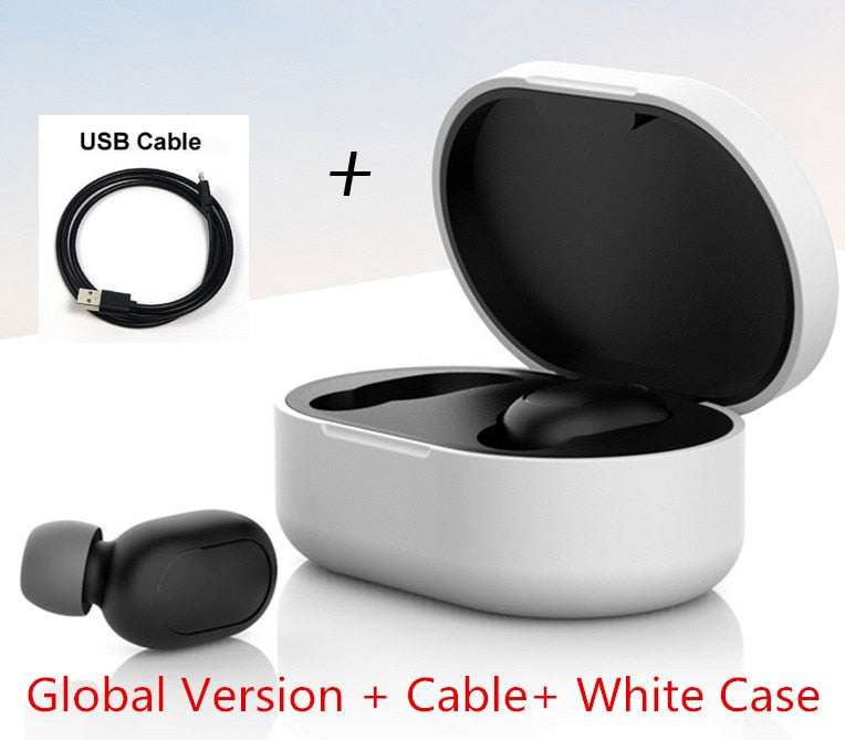 Original Xiaomi Redmi Airdots TWS Xiaomi sans fil écouteur stéréo basse BT 5.0 réduction de bruit robinet contrôle écouteurs AI contrôle