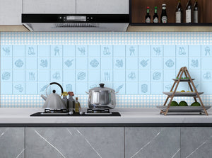Kitchen Stickers Oil-proof Waterproof Vinyl Self-Adhesive Stove Cabinet Foil Marble Wallpaper DIY Bathroom Wall Sticker Decor