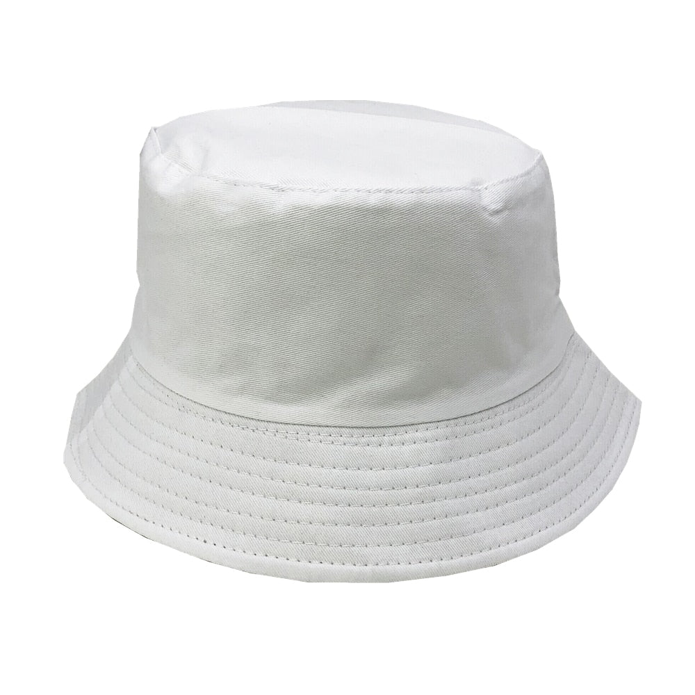 Unisex Embroidered Alien Foldable Bucket Hat Beach Sun Hat Street Headwear Fisherman Outdoor Cap Men and Woman Hat