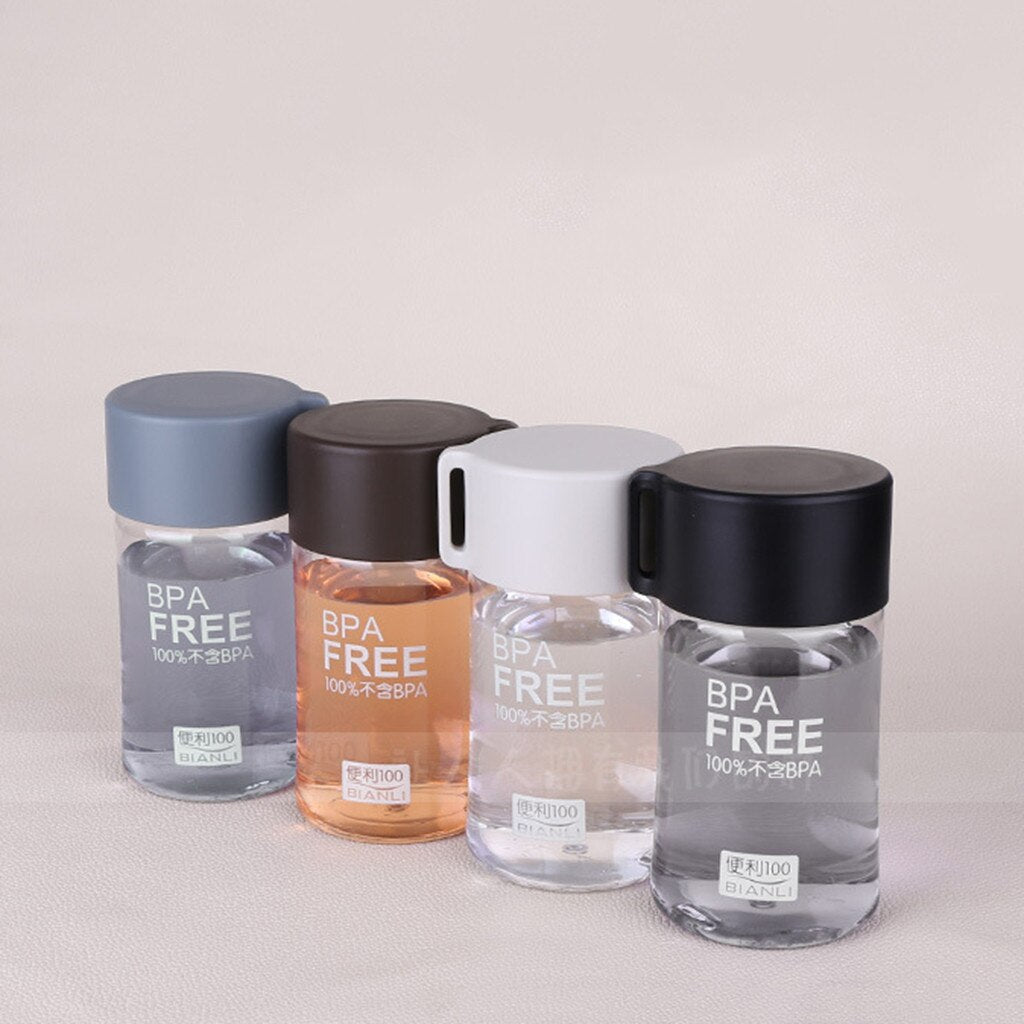 Portable Water Bottle Bpa Free Plastic Juice Water Cup Kids Adults Sport Camping Travel Water Bottles 150 ML Botellas Para Agua
