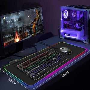 Mouse Pad Gaming Mouse Pad Large RGB Computer Mause Pad XXL Mousepad Gamer Keyboard Mause Carpet Desk Mat PC Game Mouse Pad