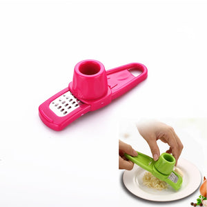 1 pièces en acier inoxydable ail presse ménage manuel ail presse dispositif cuisine presse presse-agrumes gingembre ail outils accessoires de cuisine