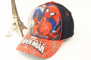 Anime Disney Marvel Frozen Mickey Mouse Kids Hat Boy Girl Travel Caps Spiderman Mickey Minnie Baby Caps Figure Gift Toys 2-8Y