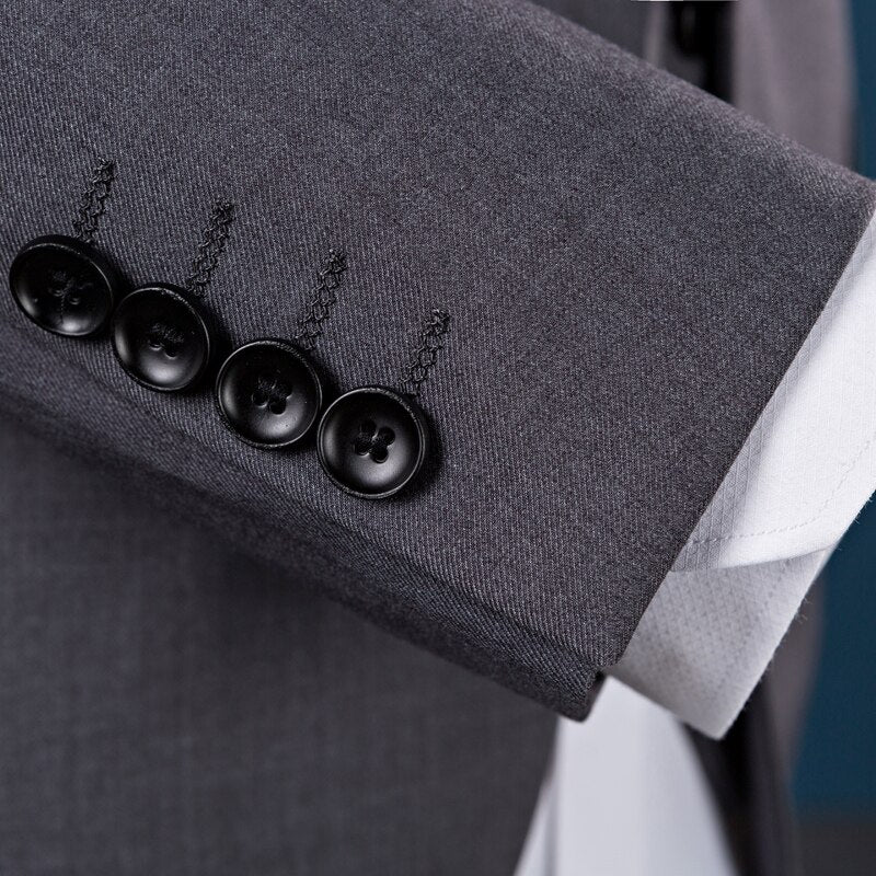 wedding suits Luxury suit for men High-end men's tuxedo slims suit mens grooming Fashion new design collar Dress Suit set