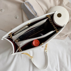 Lingge chain bag fashion female bag lady shopping bag casual shoulder bag new female bag messenger bag mobile phone bag