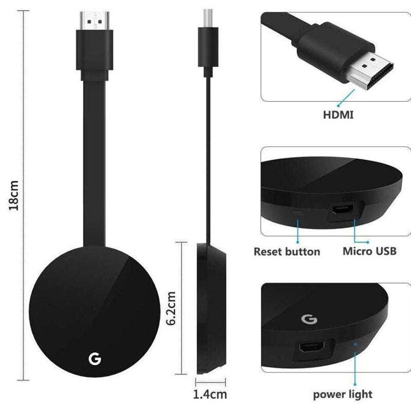 4K tv bâton 5G sans fil wifi HDMI affichage pour chromecast 3 2 miracast airplay DLNA dongle anycast pour Google home chrome netflix