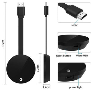 4K tv bâton 5G sans fil wifi HDMI affichage pour chromecast 3 2 miracast airplay DLNA dongle anycast pour Google home chrome netflix