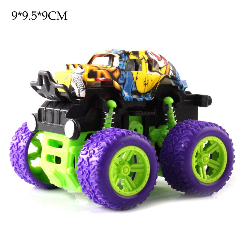 Mini inertiel tout-terrain véhicule Pullback enfants jouet voiture en plastique Friction cascadeur voiture Juguetes Carro enfants jouets pour garçons