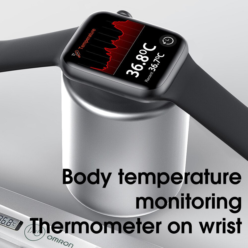 Zurexa W26 Smart Watch Men Women Heart Rate Monitor Blood Pressure Smartwatch IP68 Thermometer ECG Smart Watches Bluetooth Call
