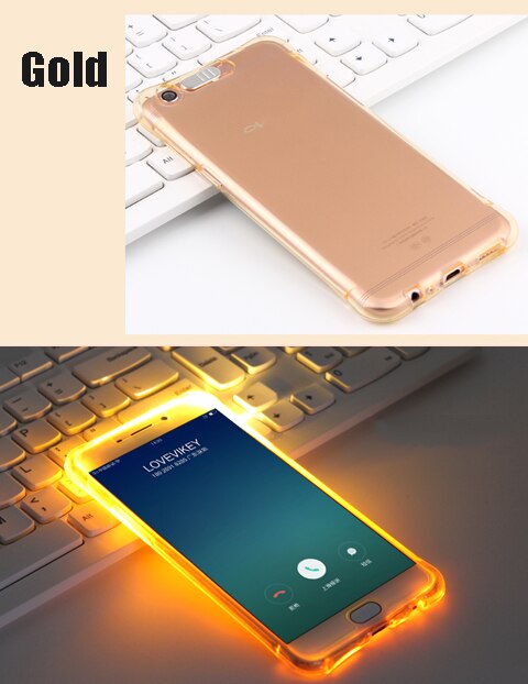 Incoming flashing phone cases Suitable for HUAWEI P30 Lite mate20Pro nova3 4 honor10Lite,Transparent TPU Anti-fall phone case