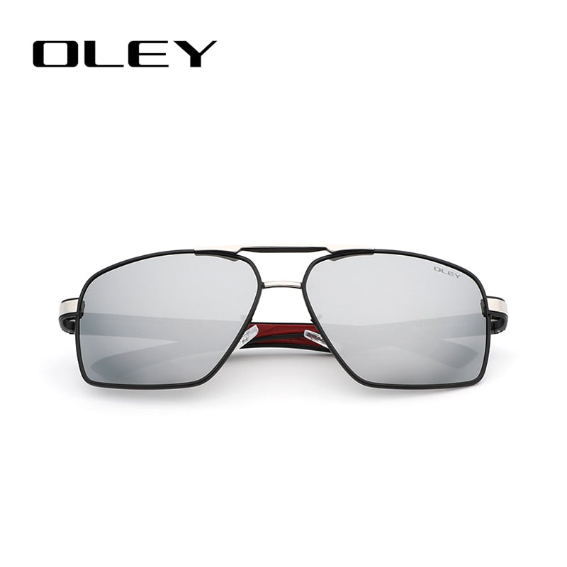 OLEY-lunettes de soleil polarisées en aluminium | Design Classic Pilot, lunettes à verres de changement de couleur pour hommes Oculos de sol accepter un logo personnalisé