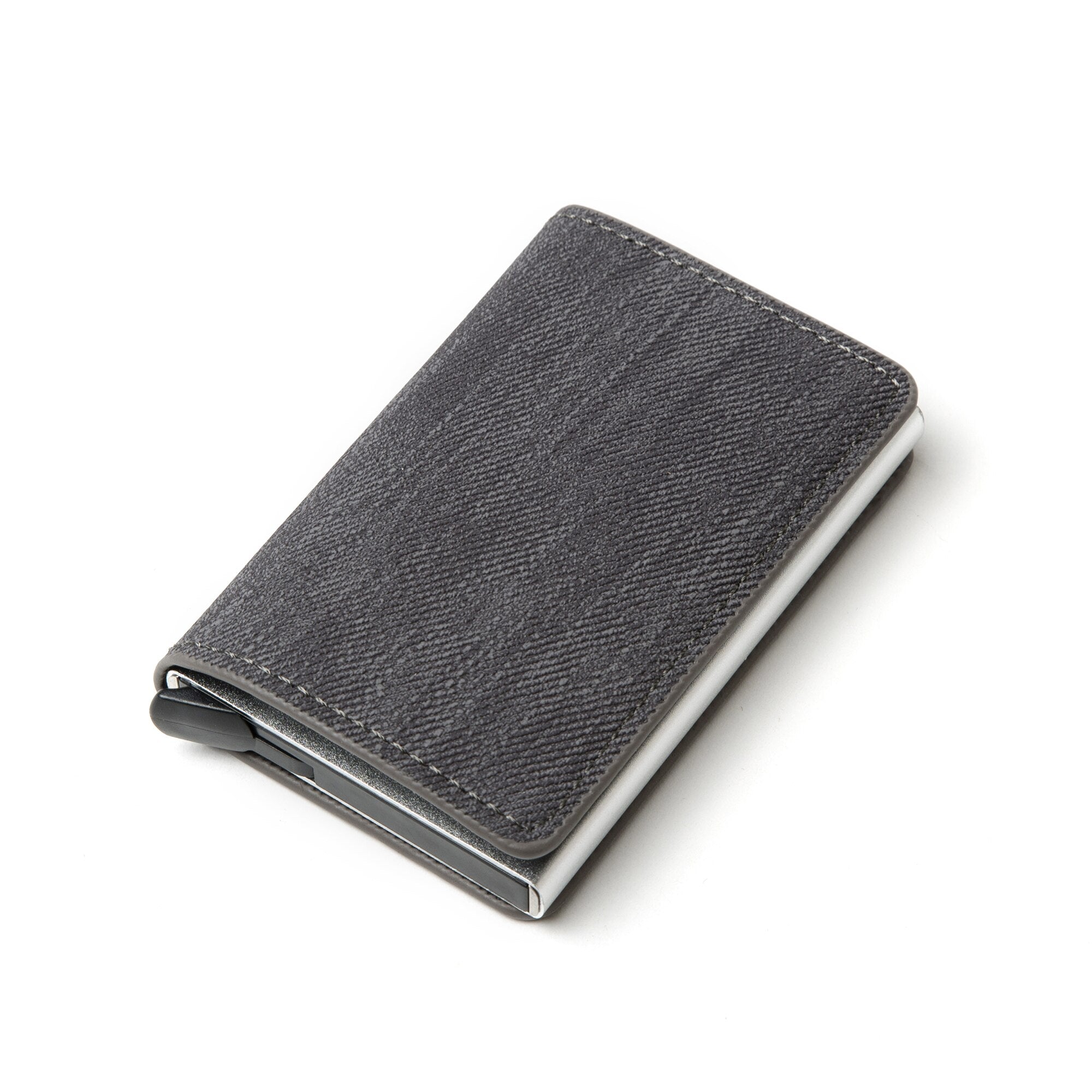 Aluminum Metal Credit Business Mini Card Wallet 2020 Dropshipping Man Women Smart Wallet Business Card Holder Hasp Rfid Wallet