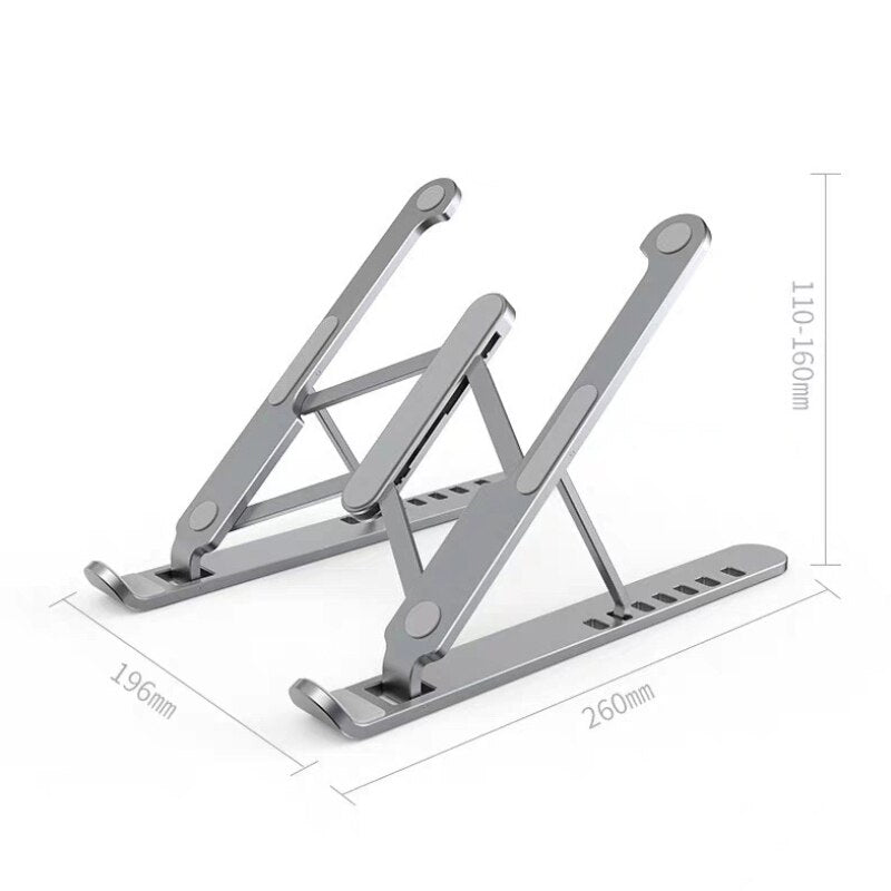 Adjustable Foldable Laptop Stand Non-slip Desktop Notebook Holder Laptop Stand For Macbook Pro Air iPad Pro DELL HP
