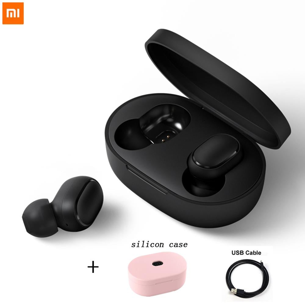 Original Xiaomi Redmi Airdots TWS Xiaomi sans fil écouteur stéréo basse BT 5.0 réduction de bruit robinet contrôle écouteurs AI contrôle
