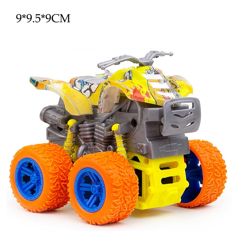 Mini inertiel tout-terrain véhicule Pullback enfants jouet voiture en plastique Friction cascadeur voiture Juguetes Carro enfants jouets pour garçons