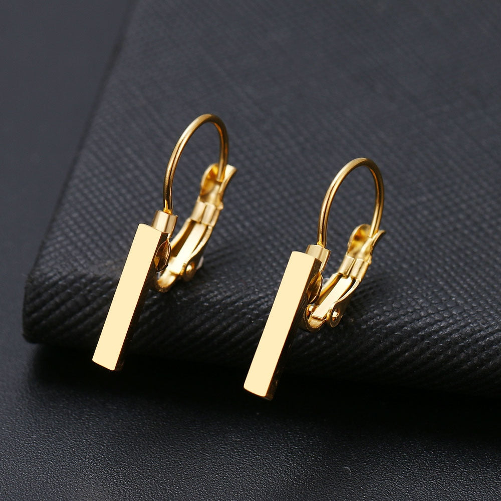 Fashion Earring World Map/Pineapple/Love Heart/Star Small Geometric Gift For Women Party Alentine's Day Stainless Steel Jewelry